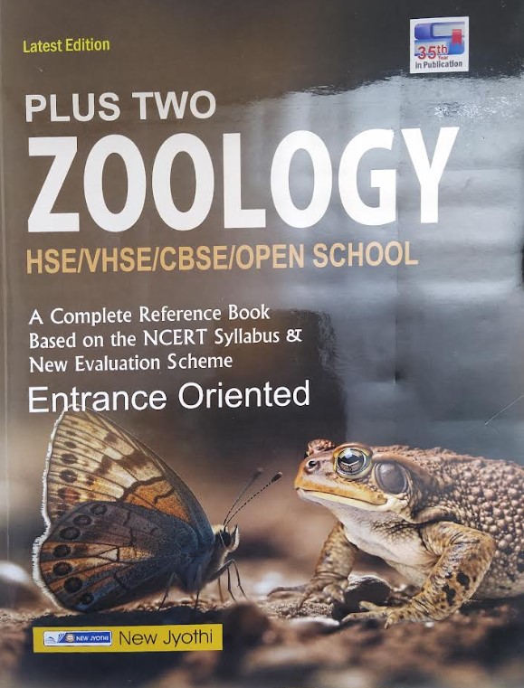NEW JYOTHI ZOOLOGY PLUS TWO | LATEST EDITION
